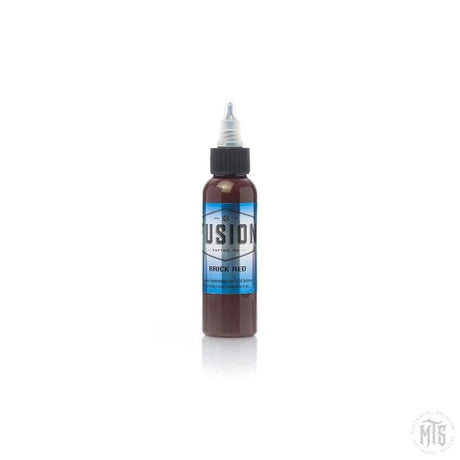 Fusion Ink - Brick Red-tattoo ink-Fusion Ink-1 Oz-Melbourne Tattoo Supplies