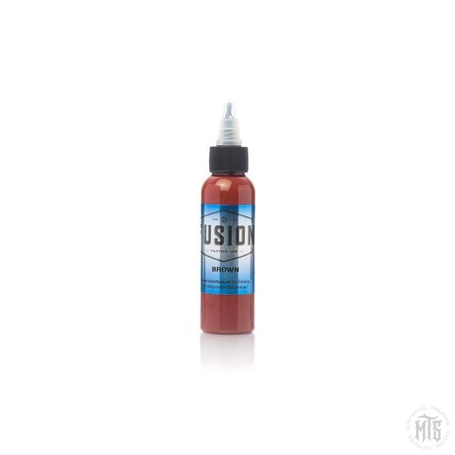 Fusion Ink - Brown OUT OF DATE-tattoo ink-OUT OF DATE-2 Oz-Melbourne Tattoo Supplies