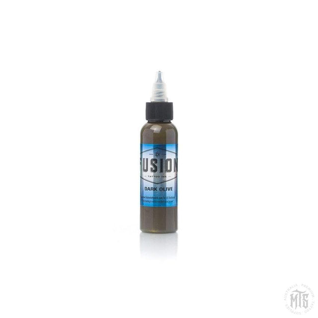 Fusion Ink - Dark Olive-tattoo ink-Fusion Ink-1 Oz-Melbourne Tattoo Supplies