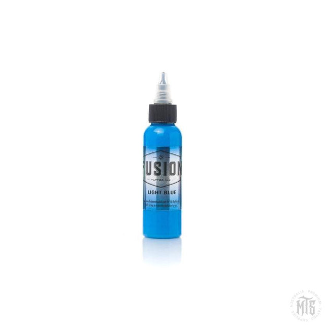 Fusion Ink - Light Blue-tattoo ink-Fusion Ink-1 Oz-Melbourne Tattoo Supplies