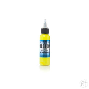 Fusion Ink - Neon Yellow-tattoo ink-Fusion Ink-1 Oz-Melbourne Tattoo Supplies