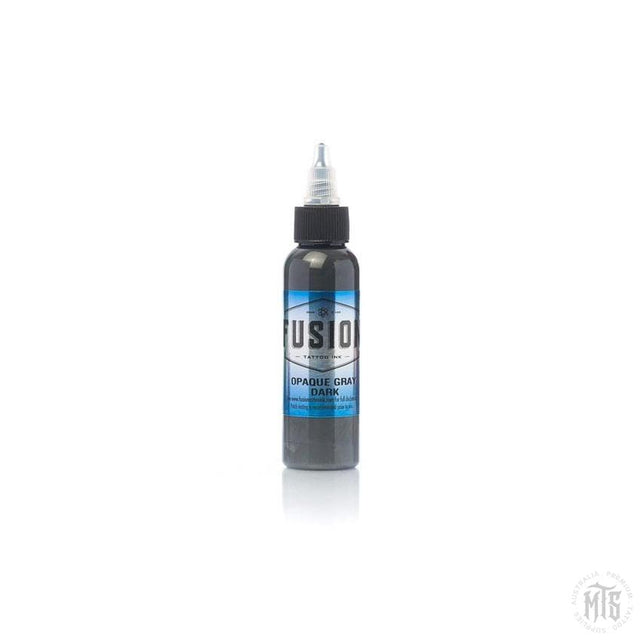 Fusion Ink - Opaque Gray Dark CLOSE TO EXPIRY-tattoo ink-Fusion Ink-1 Oz-Melbourne Tattoo Supplies