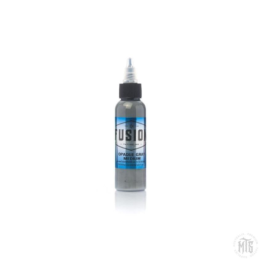 Fusion Ink - Opaque Gray Medium-tattoo ink-Fusion Ink-1 Oz-Melbourne Tattoo Supplies