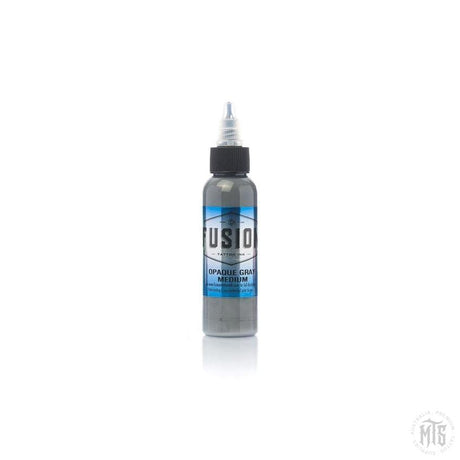 Fusion Ink - Opaque Gray Medium-tattoo ink-Fusion Ink-1 Oz-Melbourne Tattoo Supplies