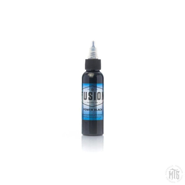 Fusion Ink - Power Black 4oz OUT OF DATE-tattoo ink-OUT OF DATE-4 Oz-Melbourne Tattoo Supplies