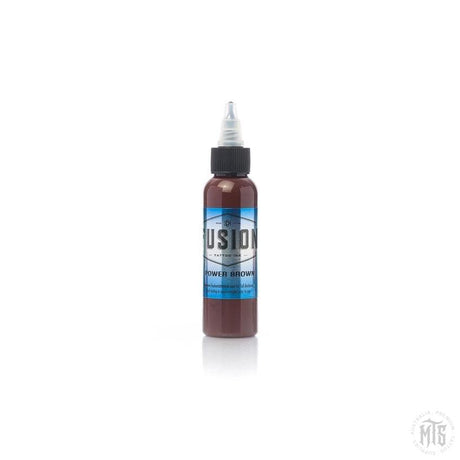 Fusion Ink - Power Brown-tattoo ink-Fusion Ink-1 Oz-Melbourne Tattoo Supplies