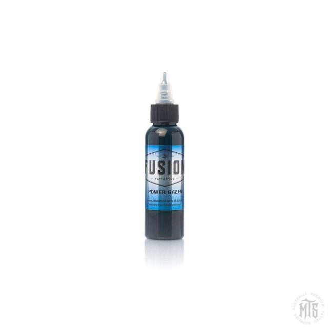 Fusion Ink - Power Green-tattoo ink-Fusion Ink-1 Oz-Melbourne Tattoo Supplies