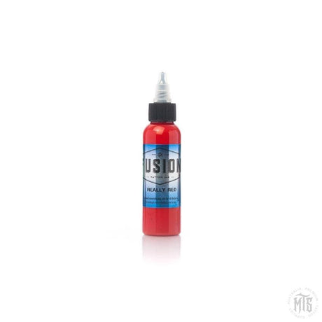 Fusion Ink - Really Red-tattoo ink-Fusion Ink-1 Oz-Melbourne Tattoo Supplies