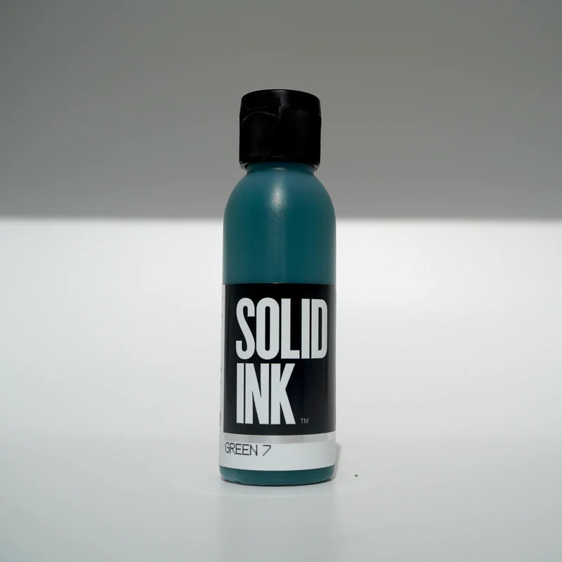 GREEN 7 - SOLID INK OLD PIGMENTS - 2OZ