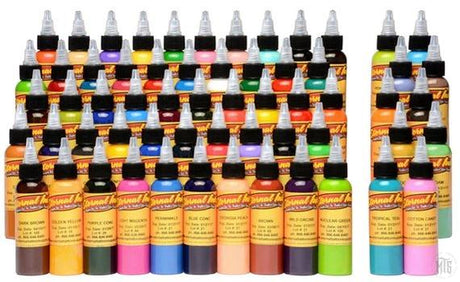 Gold 60 color set - Eternal Ink-tattoo ink-Eternal Ink-1oz-Melbourne Tattoo Supplies