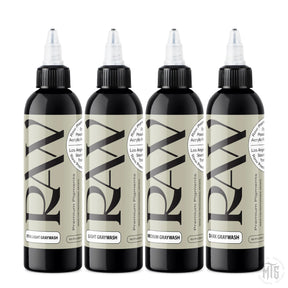 Gray Wash Individuals - Raw-tattoo ink-Raw Pigments-1oz-Extra Light Gray wash-Melbourne Tattoo Supplies