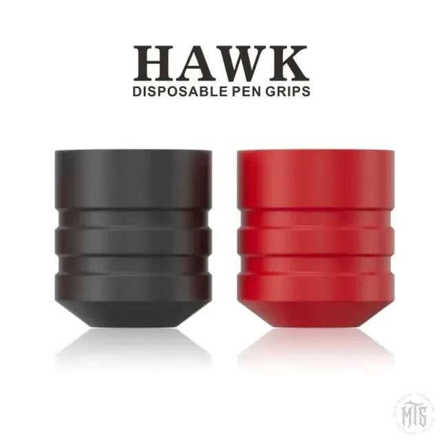 HAWK Disposable Pen Grips 33mm-Consumables-Elite-Black-Melbourne Tattoo Supplies