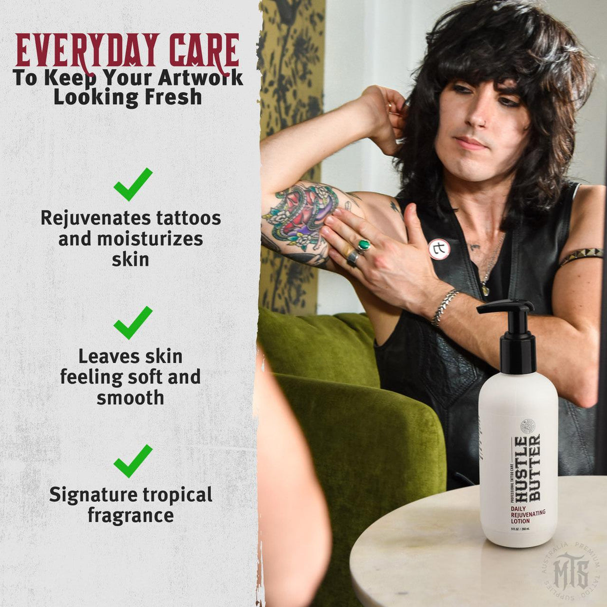 Hustle Butter Daily Lotion-Consumables-Hustle Butter-Melbourne Tattoo Supplies
