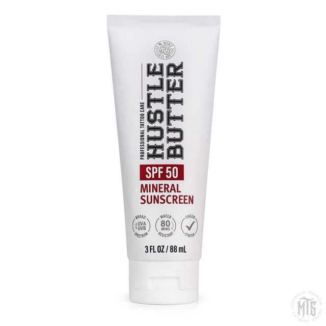 Hustle Butter Mineral Sunscreen Lotion – SPF 50-Hustle Butter-3oz (88ml)-Melbourne Tattoo Supplies