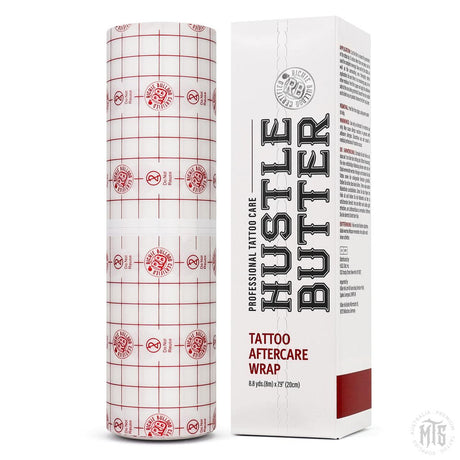 Hustle Butter Tattoo Aftercare Wrap - PROFESSIONAL SIZE (8m x 20cm)-Consumables-Hustle Butter-Melbourne Tattoo Supplies