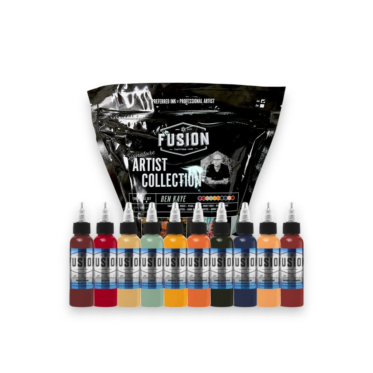 Fusion Ink - Ben Kaye Signature 10 Colour Set