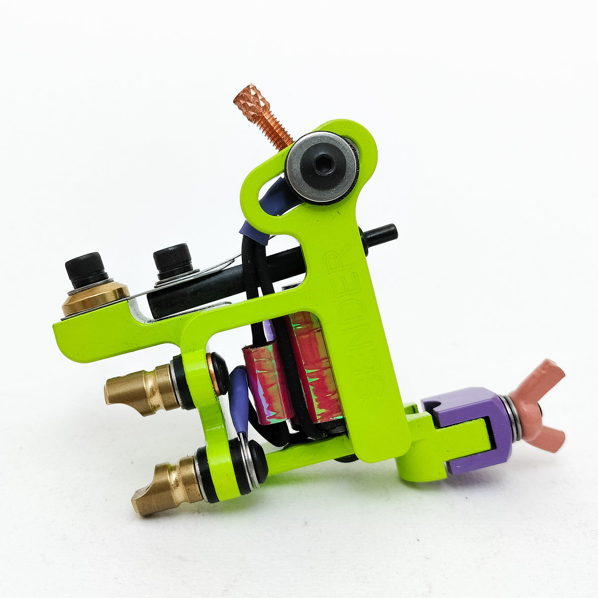 KQ2 Liner/Dot Whipper - Chartreuse - MARK SENDER