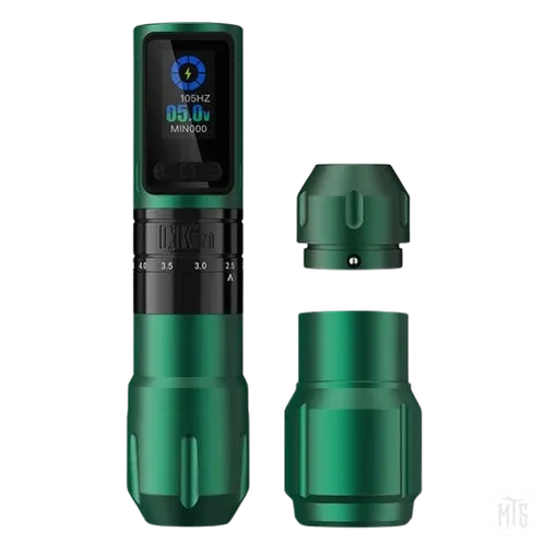 Inferno (2.0mm-4.5mm）Wireless Tattoo Machine Adjustable Stroke-Tattooing Machines-EZ-Matte Green-Melbourne Tattoo Supplies