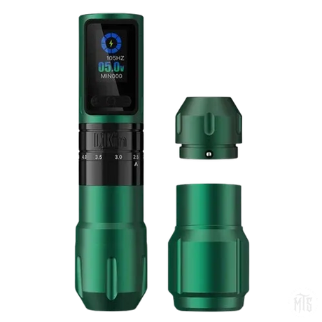 Inferno (2.0mm-4.5mm）Wireless Tattoo Machine Adjustable Stroke-Tattooing Machines-EZ-Matte Green-Melbourne Tattoo Supplies