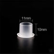 Ink Cups - Flat base caps-Tattoo Supplies-Generic-11mm-Bag of 1000-Melbourne Tattoo Supplies