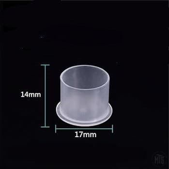 Ink Cups - Flat base caps-Tattoo Supplies-Generic-17mm-Bag of 1000-Melbourne Tattoo Supplies