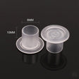 Ink Cups - Flat base caps-Tattoo Supplies-Generic-8mm-Bag of 500-Melbourne Tattoo Supplies