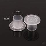 Ink Cups - Flat base caps-Tattoo Supplies-Generic-8mm-Bag of 500-Melbourne Tattoo Supplies