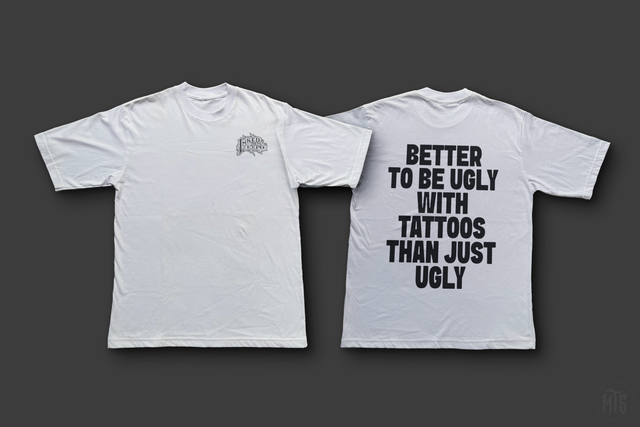 Inked Expo 2025 "Ugly" Tee WHITE-Merch-Ausmerch-XS-Melbourne Tattoo Supplies