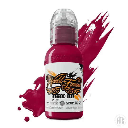 JAY FREESTYLE PINK - WORLD FAMOUS-tattoo ink-World Famous-Melbourne Tattoo Supplies