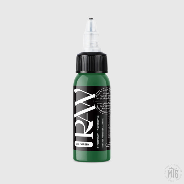 Leaf Green - RAW-tattoo ink-Raw Pigments-1oz-Melbourne Tattoo Supplies