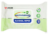 Lifecom Alcohol Wipes - Pack of 50 Wipes-Consumables-The Innovation Project-Melbourne Tattoo Supplies