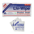 Liv-Wipe Mini Alcohol Swabs 100 Pieces/Box-Consumables-Livingstone-Melbourne Tattoo Supplies