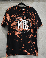 MTS - BLEACH SPLATTER WHITE LOGO TEE-Merch-Ausmerch-S-Melbourne Tattoo Supplies