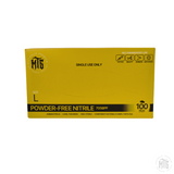 MTS Black Nitrile Gloves-Consumables-MTS Gloves-Large-Single box (100)-Melbourne Tattoo Supplies