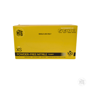MTS Black Nitrile Gloves-Consumables-MTS Gloves-XS-Single box (100)-Melbourne Tattoo Supplies