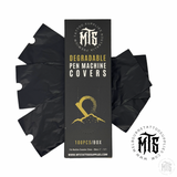 MTS Eco Degradable pen machine cover bags-Consumables-MTS-Black-Melbourne Tattoo Supplies