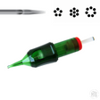 MTS SUMMIT Round Liner - Needle Cartridge-Tattoo Needles-MTS SUMMIT-12 / .35mm-03RL-Melbourne Tattoo Supplies