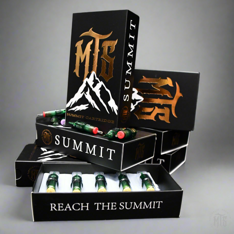 MTS SUMMIT Straight Magnum - Needle Cartridge-Tattoo Needles-MTS SUMMIT-12 / .35mm-05M1-Melbourne Tattoo Supplies