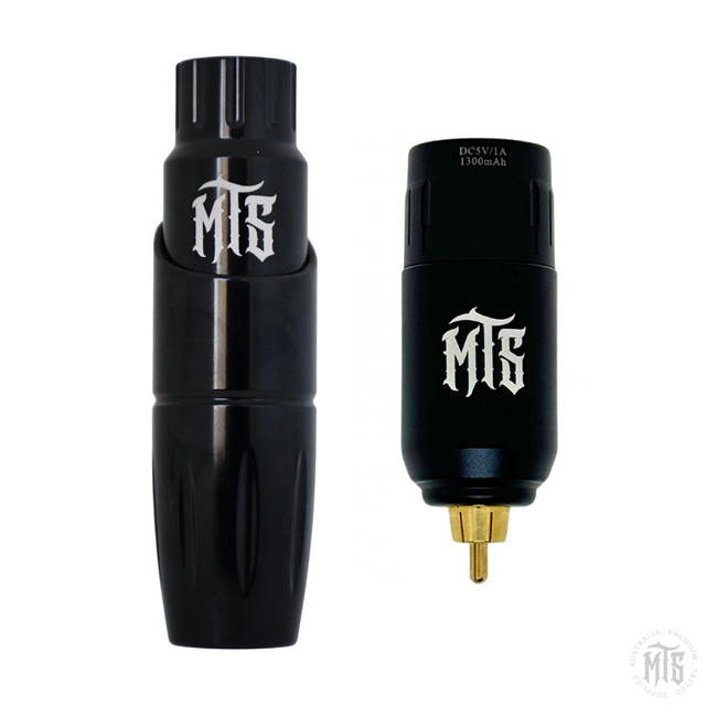 MTS Tour Pen Combo-Tattooing Machines-MTS-Black-Melbourne Tattoo Supplies