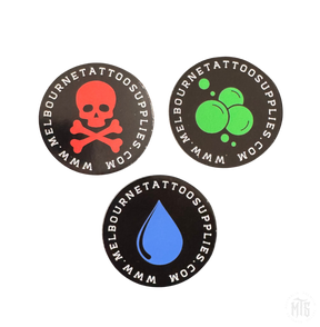 MTS WASH BOTTLE STICKERS - Labels-Consumables-Melbourne Tattoo Supplies-Logos-Melbourne Tattoo Supplies