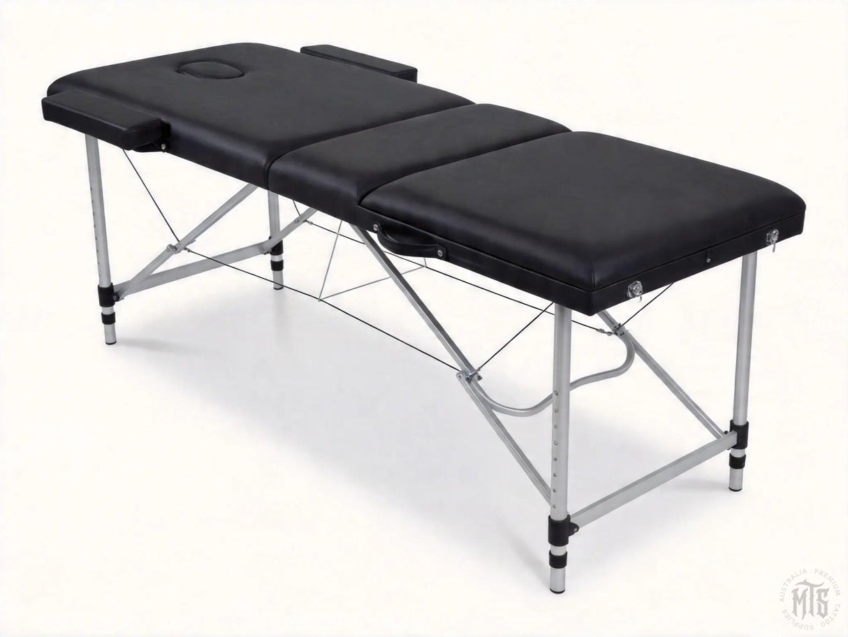 Massage Table - 3 fold 60cm wide-Furniture-Generic-Melbourne Tattoo Supplies