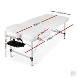 Massage Table - 3 fold 60cm wide-Furniture-Generic-Melbourne Tattoo Supplies