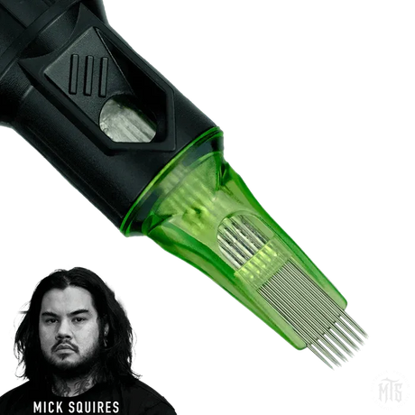 Metrix Signature: Mick Squires Curved Magnums-Tattoo Needles-Metrix-12 / .35mm-13CM-Melbourne Tattoo Supplies