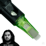 Metrix Signature: Mick Squires Curved Magnums-Tattoo Needles-Metrix-12 / .35mm-15CM-Melbourne Tattoo Supplies