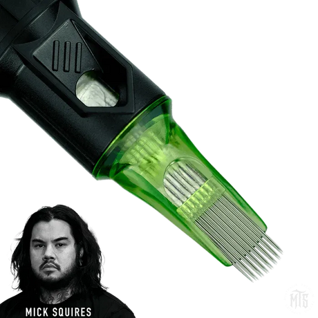 Metrix Signature: Mick Squires Curved Magnums-Tattoo Needles-Metrix-12 / .35mm-15CM-Melbourne Tattoo Supplies