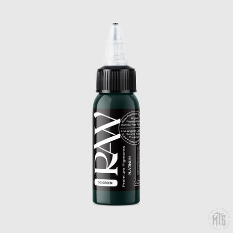 OG Green - RAW-tattoo ink-Raw Pigments-1oz-Melbourne Tattoo Supplies