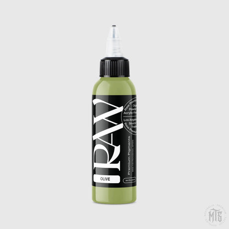 Olive - RAW-tattoo ink-Raw Pigments-1oz-Melbourne Tattoo Supplies