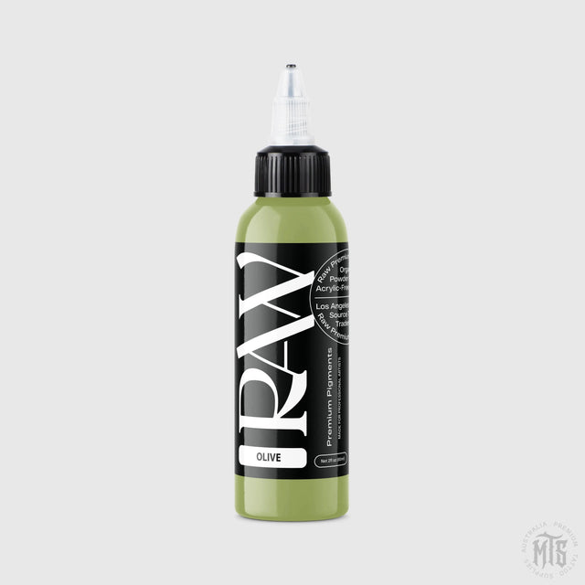 Olive - RAW-tattoo ink-Raw Pigments-1oz-Melbourne Tattoo Supplies