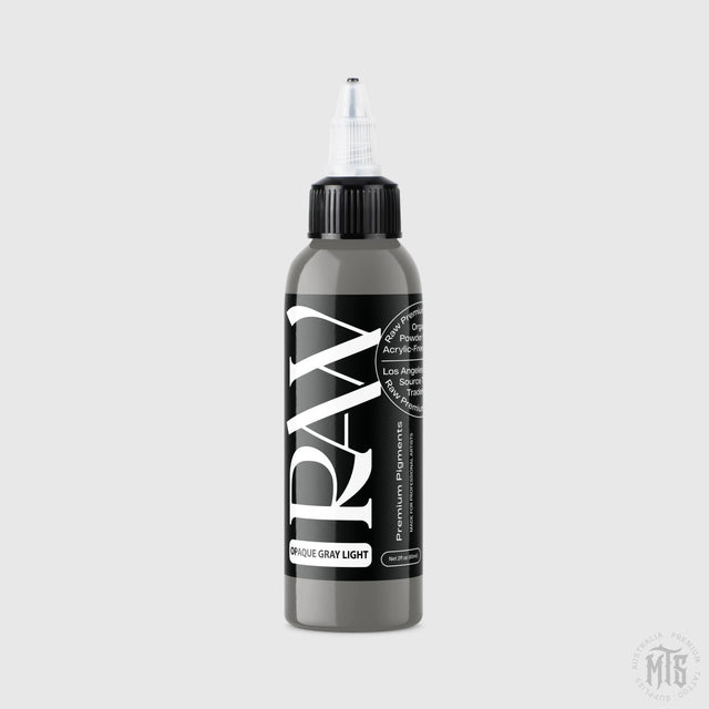 Opaque Gray Light - RAW-tattoo ink-Raw Pigments-1oz-Melbourne Tattoo Supplies