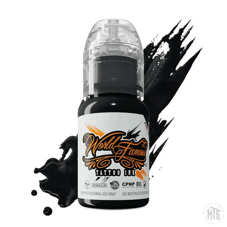 Outlining Black - WORLD FAMOUS-tattoo ink-World Famous-1oz-Melbourne Tattoo Supplies